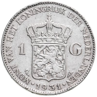 купить Нидерланды 1 гульден (gulden) 1931