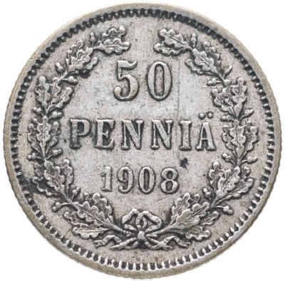купить 50 пенни (pennia) 1908 L