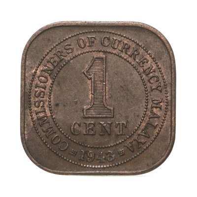 купить Малайя 1 цент (cent) 1943