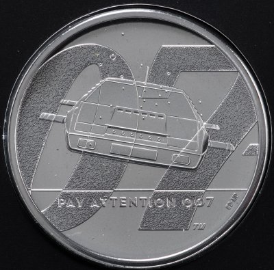 купить Великобритания 5 фунтов 2020 "007. Pay attention" в буклете