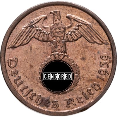 купить Германия (Третий рейх) 2 рейхспфеннига (reichspfennig) 1939 A
