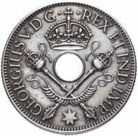 Купить Новая Гвинея 1 шиллинг 1935 V