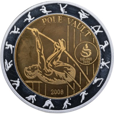 купить КНДР 30 вон (won) 2008 Proof XXIX летние Олимпийские Игры Пекин-2008 прыжки с шестом