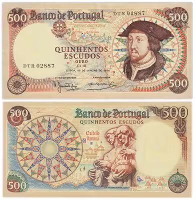 купить Португалия 500 эскудо 1966 год