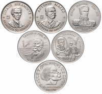 Купить Куба набор из 6 монет 1 песо 1977-1990