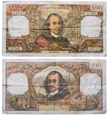 купить Франция 100 франков 1973
