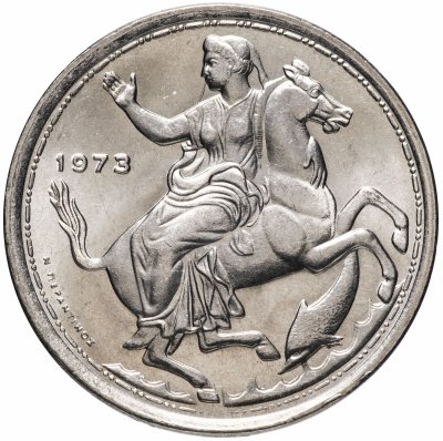 купить Греция 20 драхм (drachmai) 1973