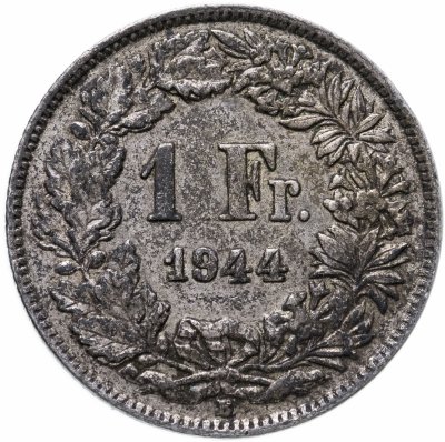 купить Швейцария 1 франк (franc) 1944