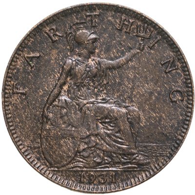 купить Великобритания 1 фартинг 1931