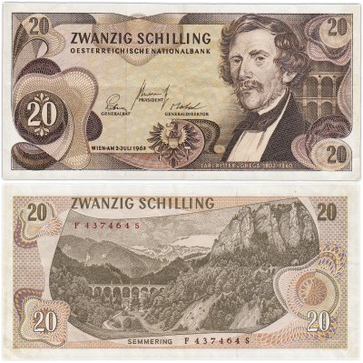 купить Австрия 20 шиллингов 1967 (Pick 142а(1)
