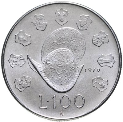 купить Сан-Марино 100 лир 1979 Институциональные органы