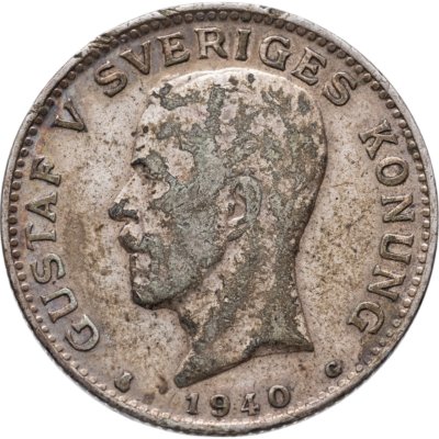 купить Швеция 1 крона (krona) 1940