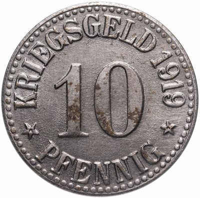 купить Германия (Кассель) нотгельд 10 пфеннигов 1919