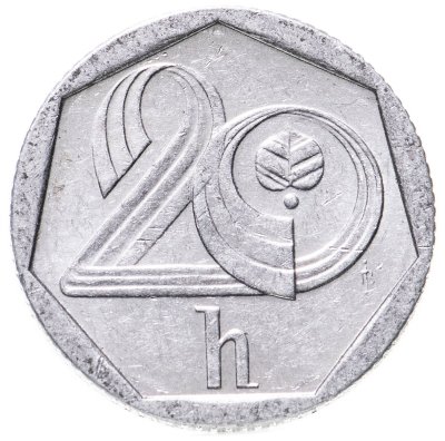 купить Чехия 20 геллеров 1993