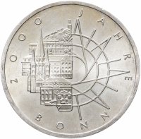Купить Германия 10 марок 1989 "2000 лет городу Бонн"
