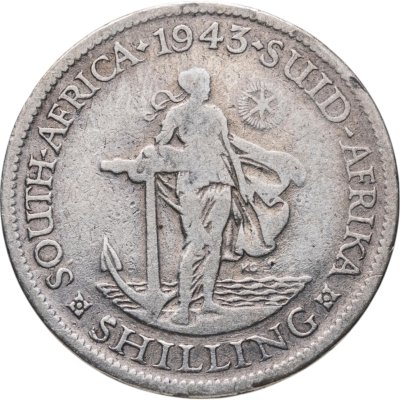 купить ЮАР 1 шиллинг (shilling) 1943