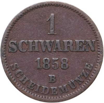 купить Германия (Ольденбург) 1 шварен 1858