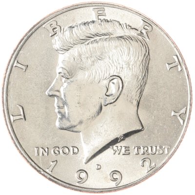 купить США 50 центов (1/2 доллара, half dollar) 1992 D Kennedy Half Dollar