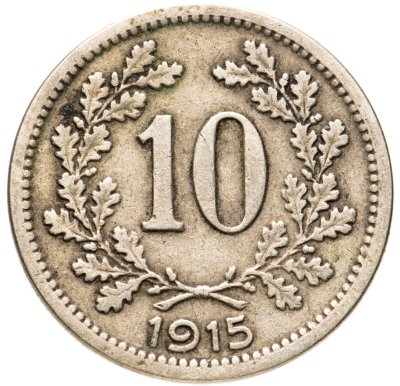 купить Австрия 10 геллеров (heller) 1915