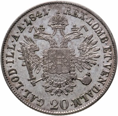купить Австрия 20 крейцеров 1841 "A" - Вена