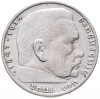 купить Германия Третий рейх 2 рейхсмарки (reichsmark) 1937