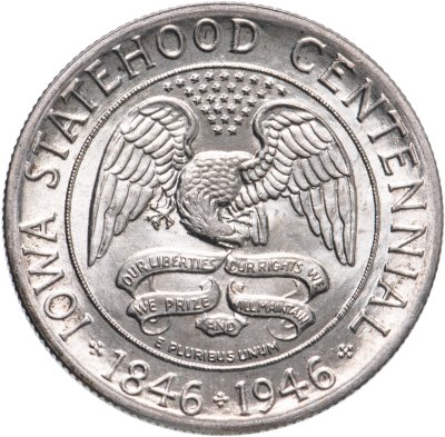 купить США 50 центов (1/2 доллара, half dollar) 1946 "100 лет штату Айова"