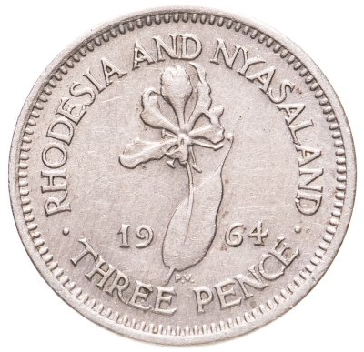 купить Родезия и Ньясаленд 3 пенса 1964