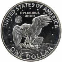 Купить США 1 доллар 1971 S "Эйзенхауэр, серебряный доллар"