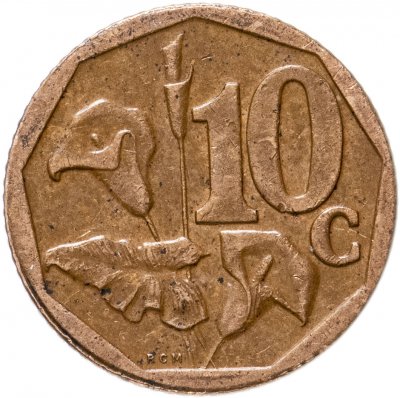 купить ЮАР 10 центов (cent) 2000-2011 случайный год