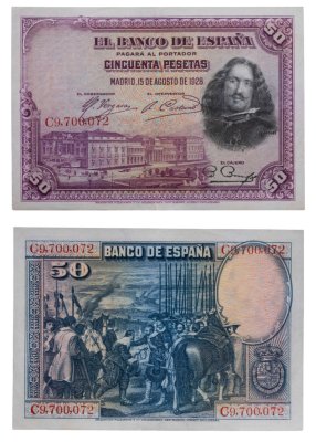 купить Испания 50 песет 1928 (Pick 75)