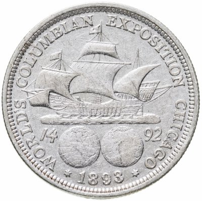 купить США 1/2 доллара (50 центов) 1893 "400-летие открытия Америки (Всемирная выставка)"
