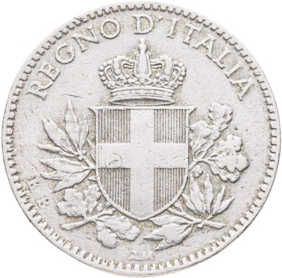 купить Италия 20 чентезимо (centesimi) 1919 Новый тип: Герб Гладкий гурт