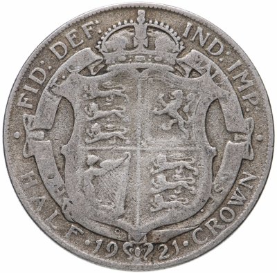 купить Великобритания 1/2 кроны (crown) 1921