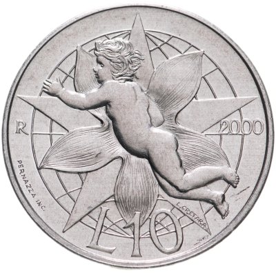 купить Сан-Марино 10 лир (lire) 2000