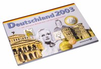 Купить Германия полный годовой набор Deutsche Post 2003 из 8 монет, марок в спец исполнении