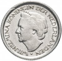 Купить Нидерланды 25 центов (cents) 1948