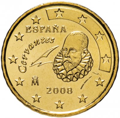 купить Испания 10 евроцентов (cents) 2008