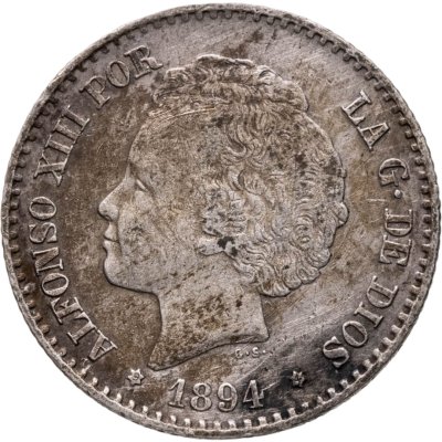 купить Испания 50 сентимо (centimos) 1894