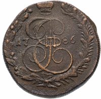 Купить 5 копеек 1786 КМ