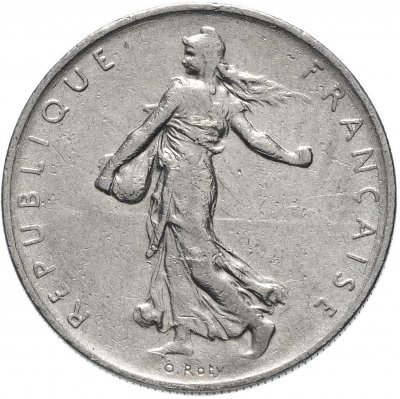 купить Франция 1 франк (franc) 1960-2001, случайная дата