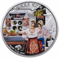 Купить Острова Кука 5 долларов 2010 "Милая кума", в футляре с сертификатом