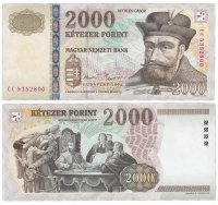 купить Венгрия 2000 форинтов 2004 (Pick 190c)