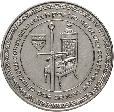 купить Остров Мэн 1 крона 1984 "Парламентская конференция"