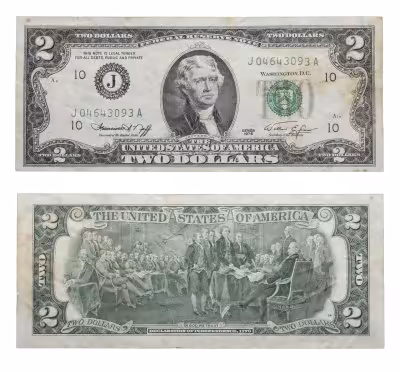 купить США 2 доллара 1976 года (Pick 461) J-Канзас