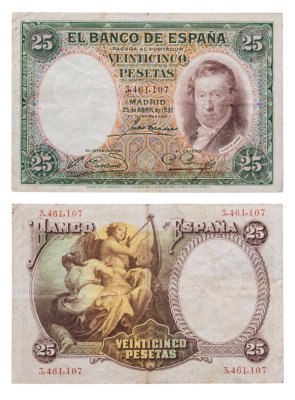 купить Испания 25 песет 1931 (Pick 81)
