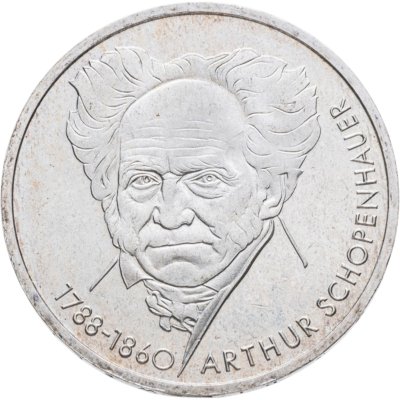 купить Германия (ФРГ) 10 марок 1988 "200 лет со дня рождения Артура Шопенгауэра"
