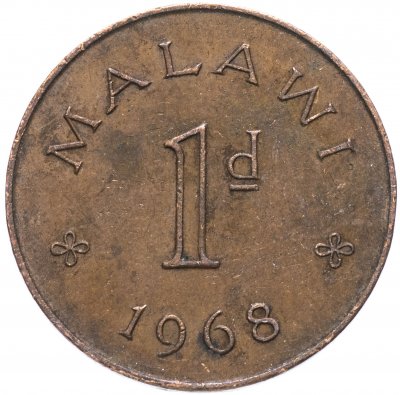 купить Малави 1 пенни 1968