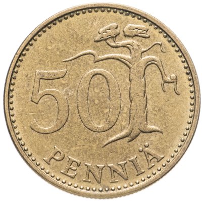 купить Финляндия 50 пенни (pennia) 1972