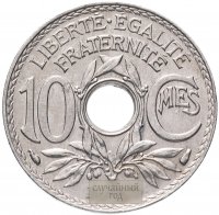 Купить Франция 10 сантимов (centimes) 1917-1938