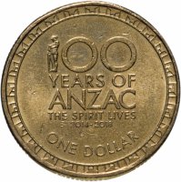Купить Австралия 1 доллар (dollar) 2014 "100 лет АНЗАК"
